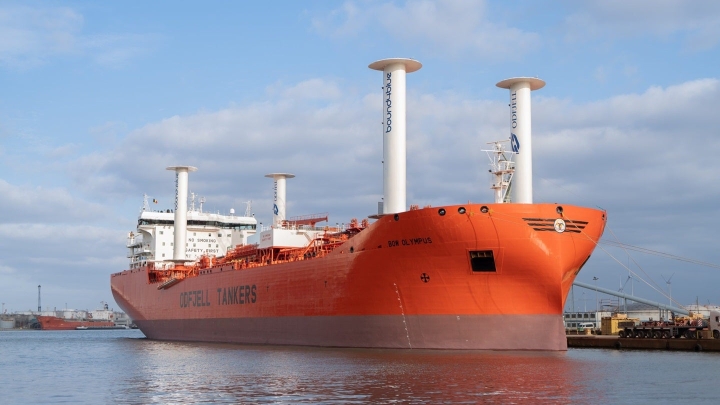 Испанская bound4blue запустит в Китае производство ветряных парусов для судов