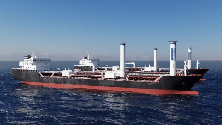 Union Maritime оснастит новые танкеры роторными парусами для экологии